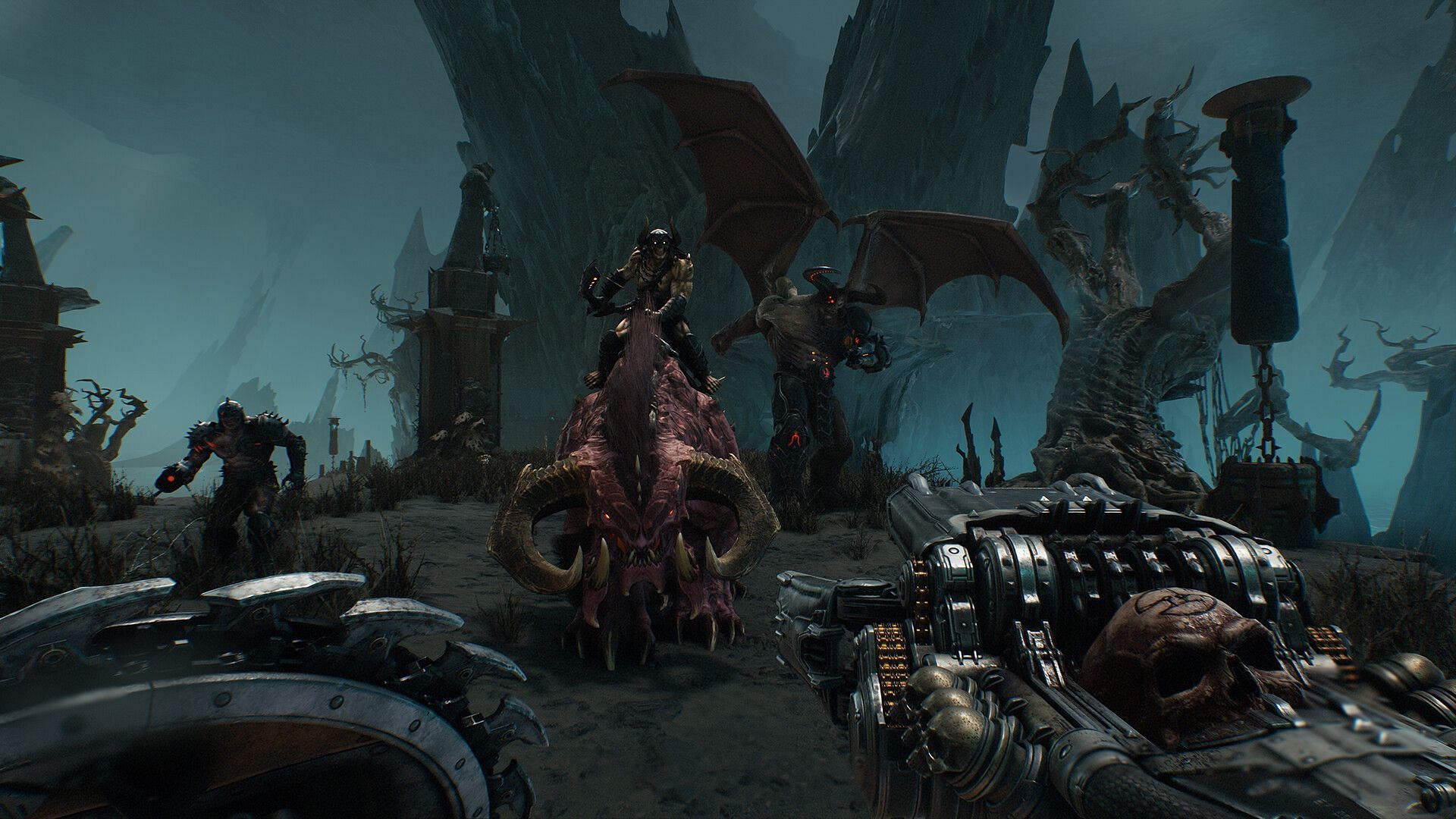 Super Resolution and Multi-Frame Generation will be added to DOOM: The Dark Ages on day one (Image via Bethesda)